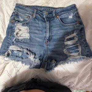 American Eagle Distressed Denim Shorts